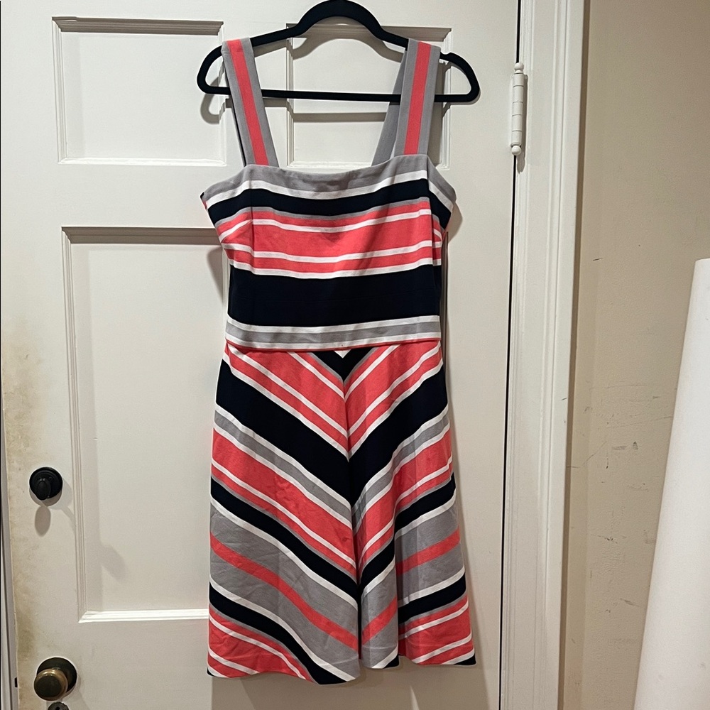 Banana Republic Strapless Dress - Black, Pink, Gray